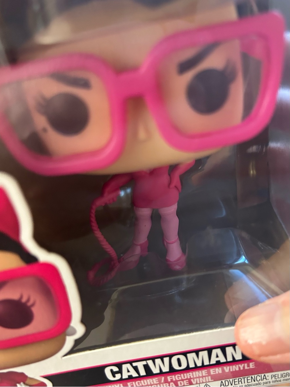Funko Pop DC Bombshells Catwoman 225 Pink Pops With Purpose NIB - Picture 6 of 6